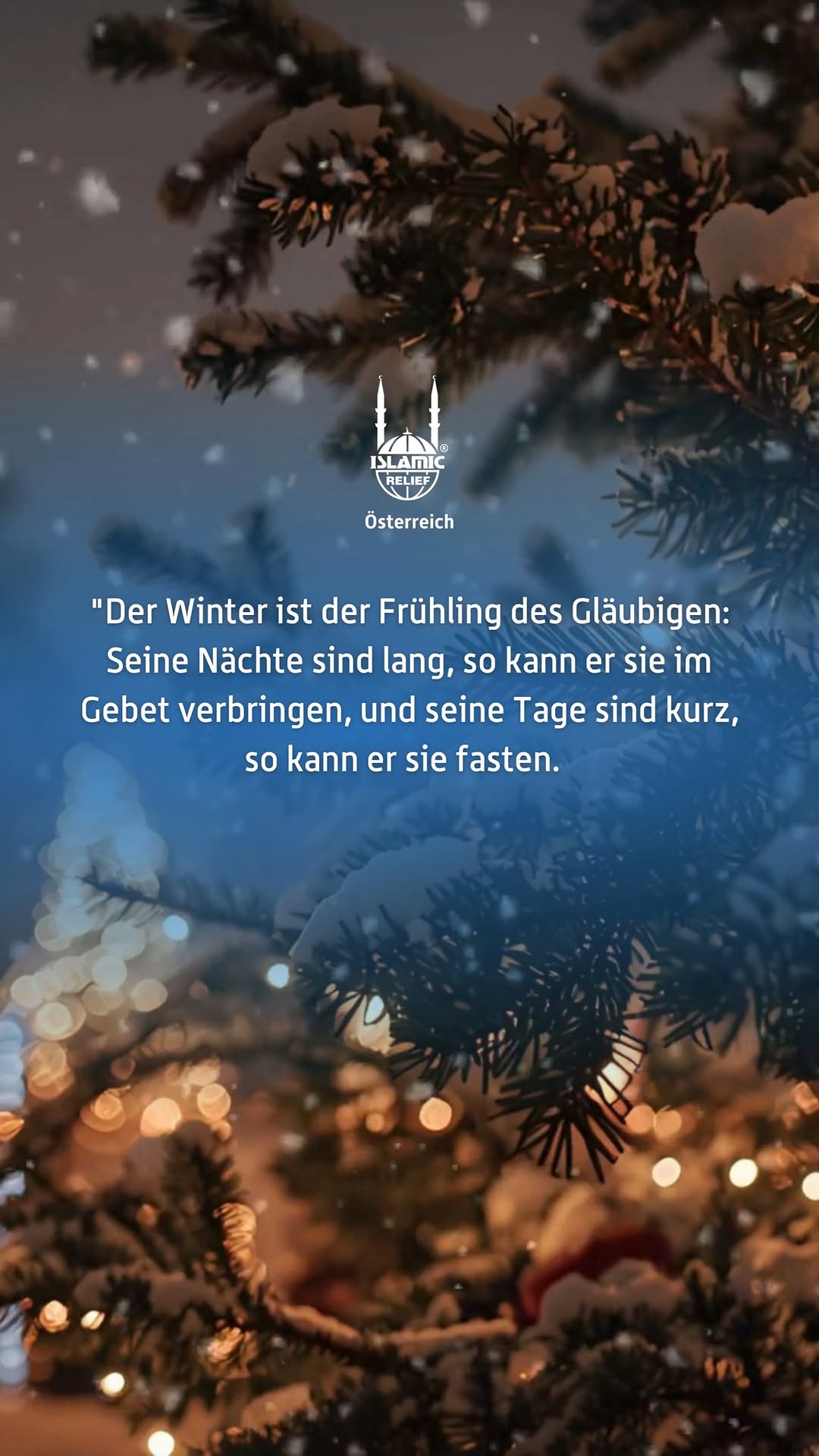 Instagram Post von Islamic Relief Österreich