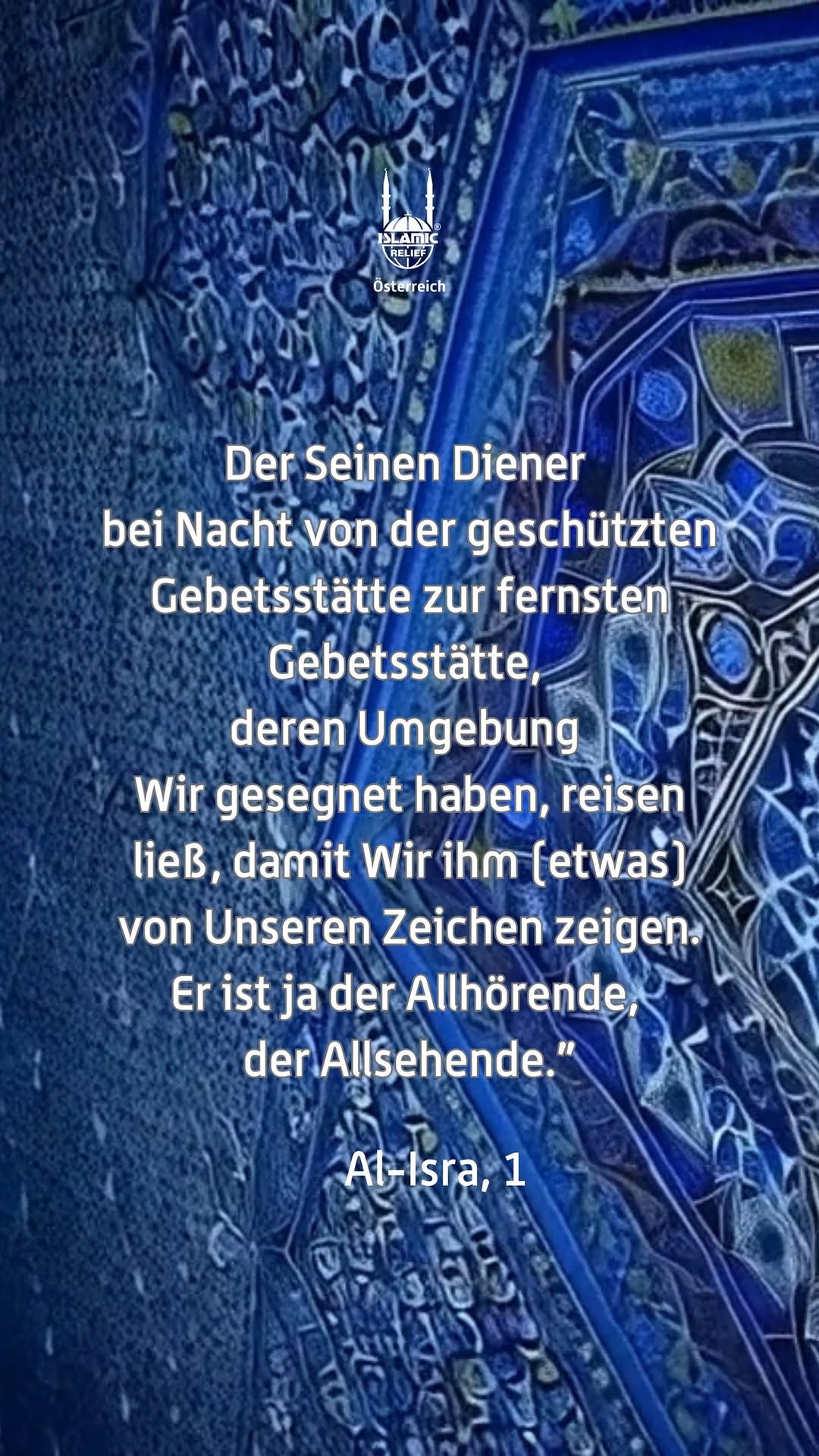 Instagram Post von Islamic Relief Österreich